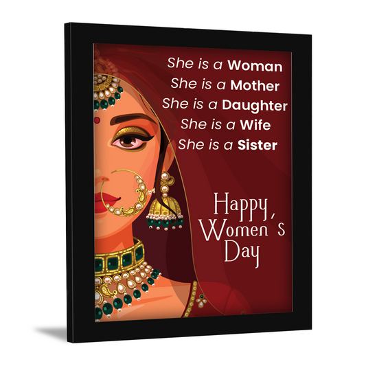 Every Role, Every Strength – Women’s Day Photo Frame