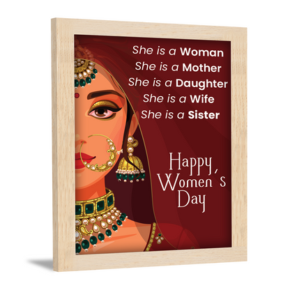 Every Role, Every Strength – Women’s Day Photo Frame