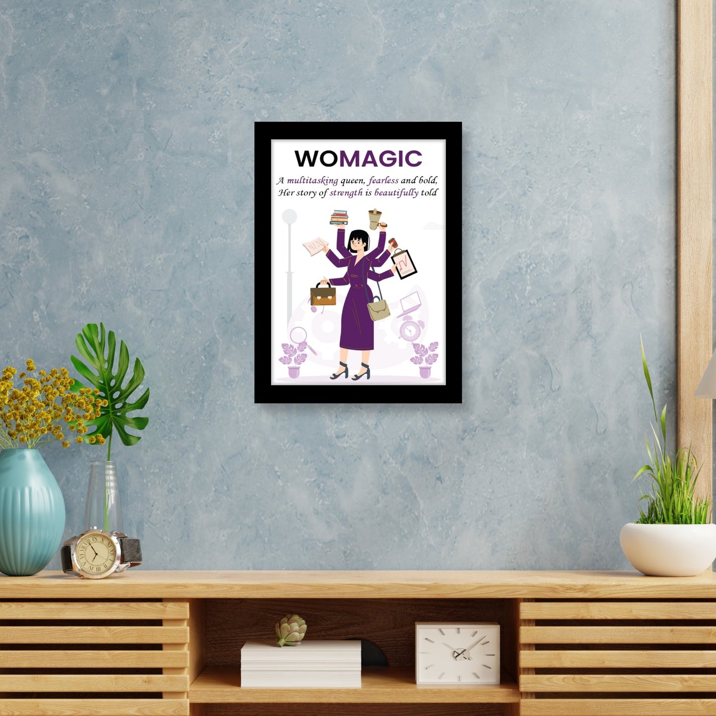 Empowered Women Wall Art & Photo Frame for Women’s Day