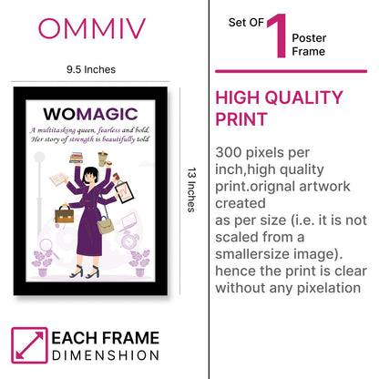 Empowered Women Wall Art & Photo Frame for Women’s Day