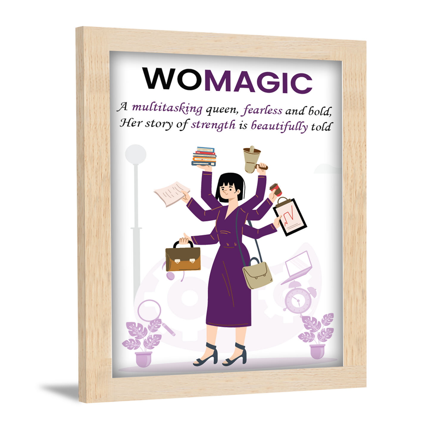 Empowered Women Wall Art & Photo Frame for Women’s Day