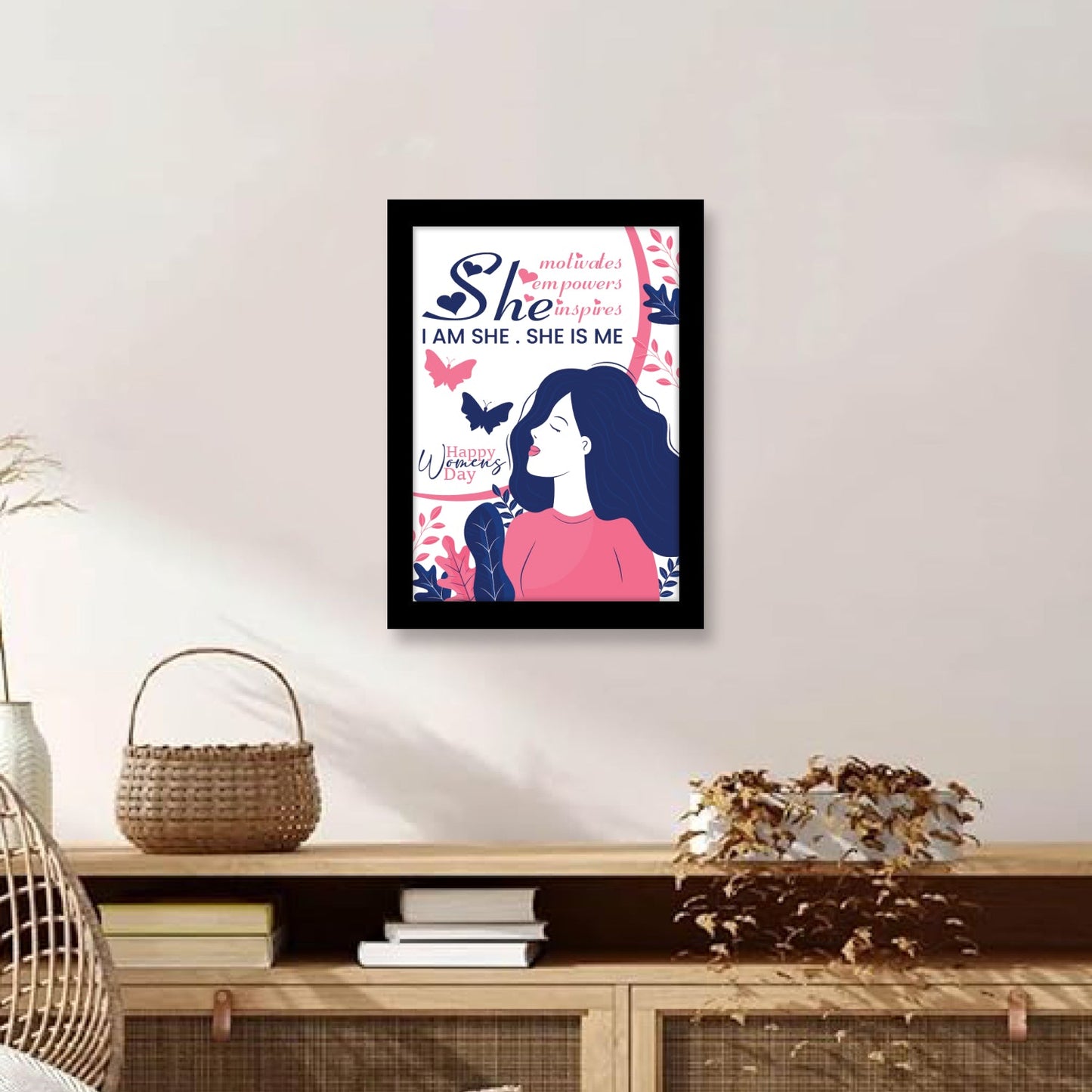 Women Empowerment: A Celebration of Strength & Grace – Women’s Day Photo Frame and Wall Art