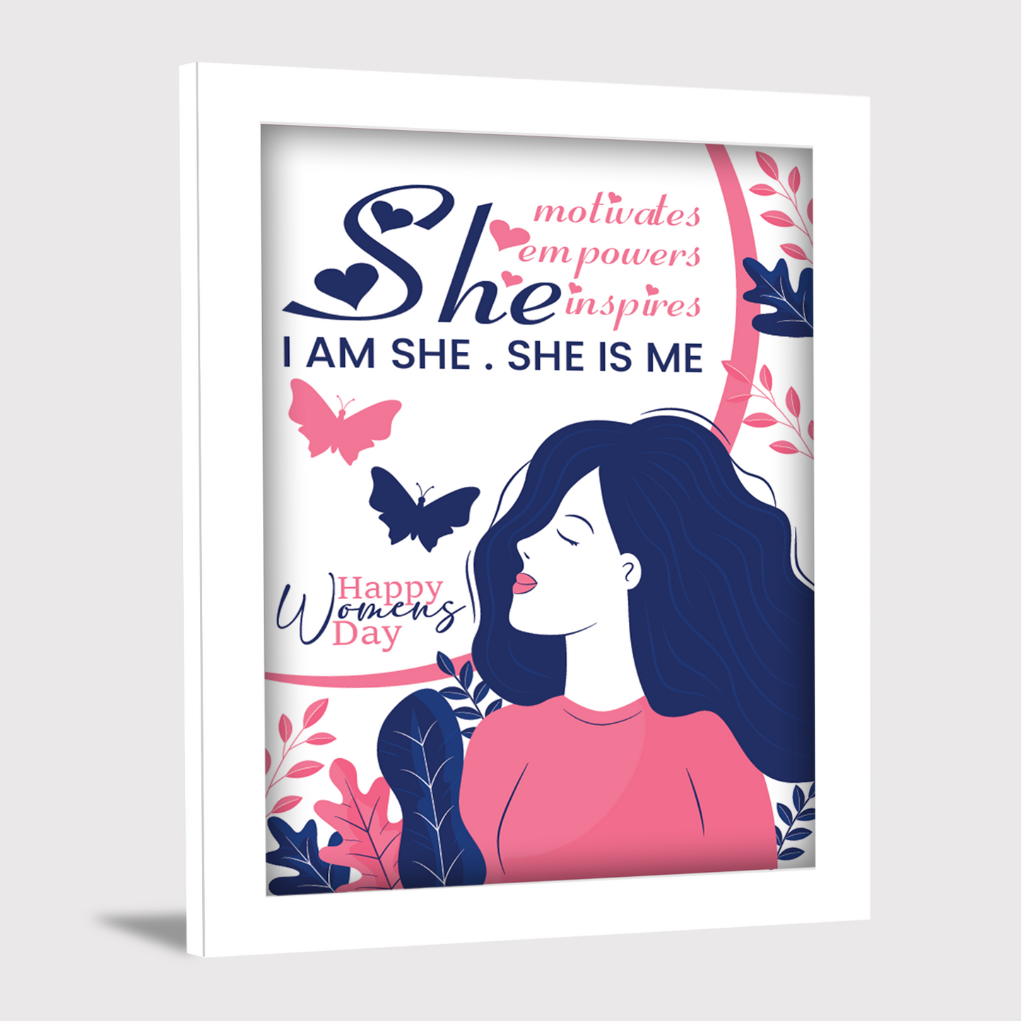 Women Empowerment: A Celebration of Strength & Grace – Women’s Day Photo Frame and Wall Art