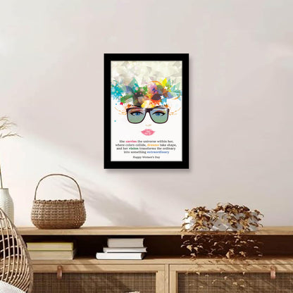 The Visionary Queen: Women’s Day Inspirational Frame & Wall Art