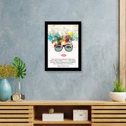 The Visionary Queen: Women’s Day Inspirational Frame & Wall Art