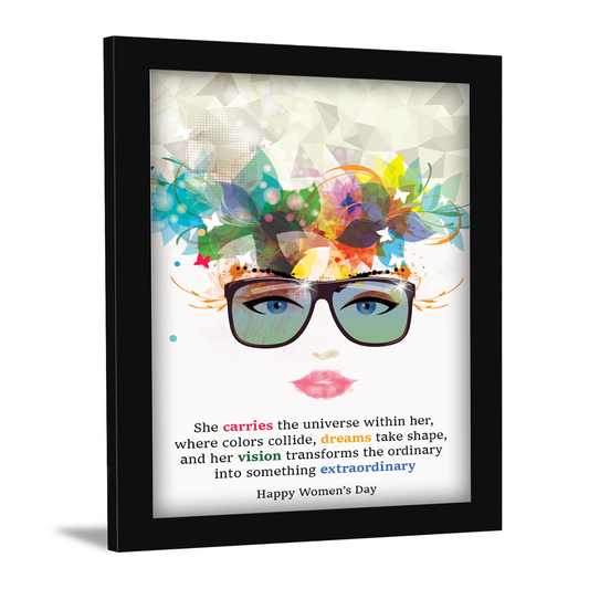 The Visionary Queen: Women’s Day Inspirational Frame & Wall Art