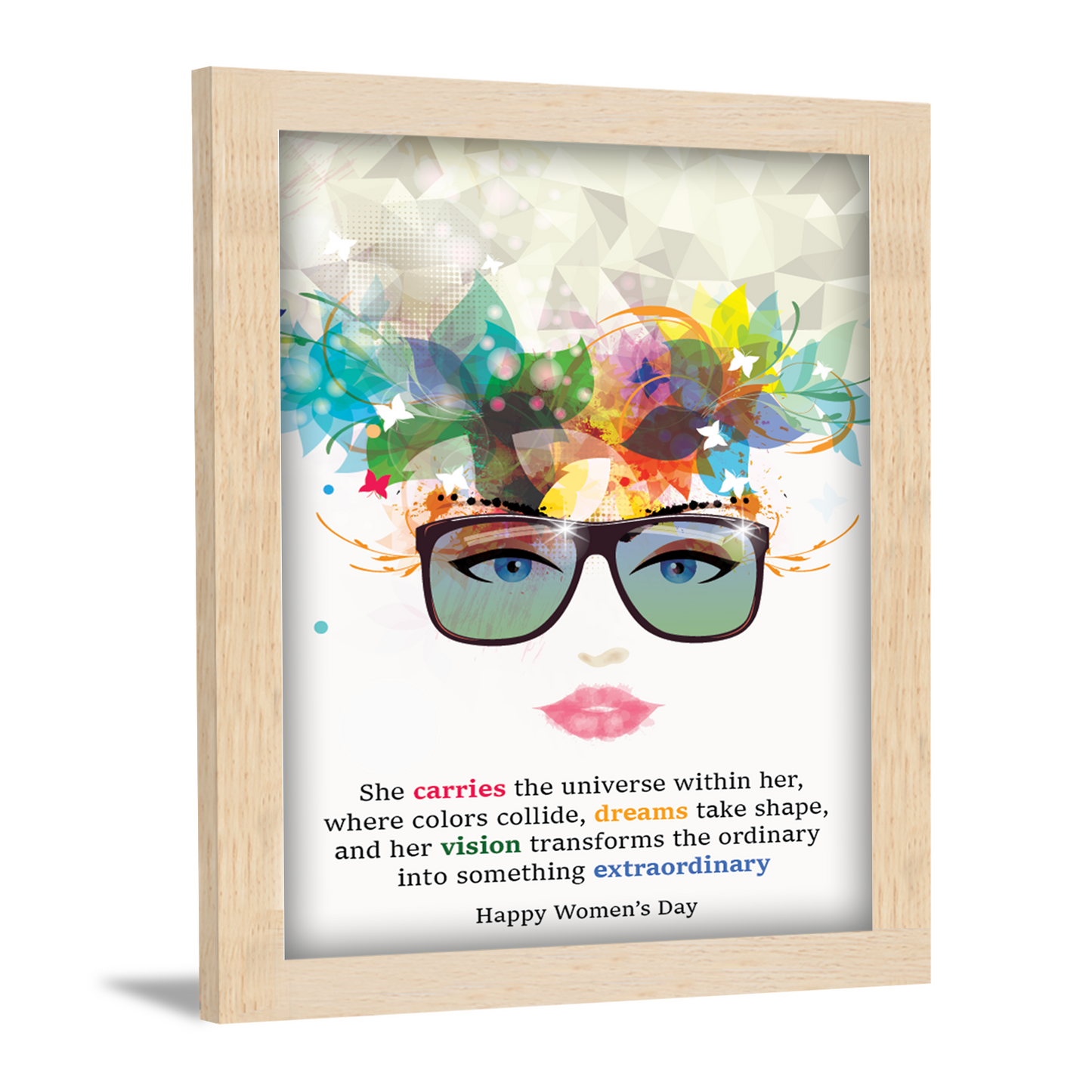 The Visionary Queen: Women’s Day Inspirational Frame & Wall Art