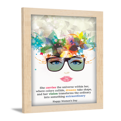 The Visionary Queen: Women’s Day Inspirational Frame & Wall Art