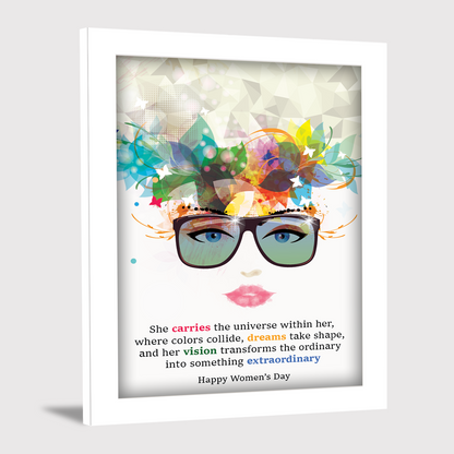 The Visionary Queen: Women’s Day Inspirational Frame & Wall Art