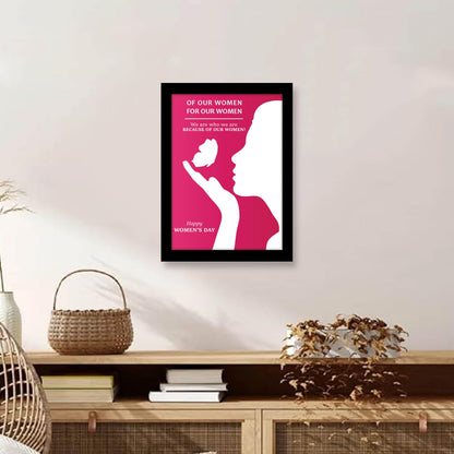 Honoring Women: Happy Women’s Day Photo Frame & Wall Art