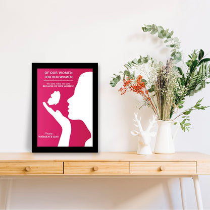 Honoring Women: Happy Women’s Day Photo Frame & Wall Art