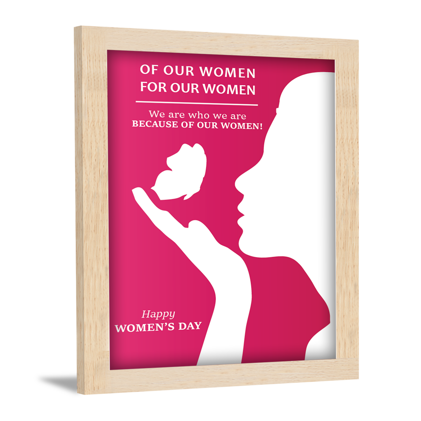 Honoring Women: Happy Women’s Day Photo Frame & Wall Art