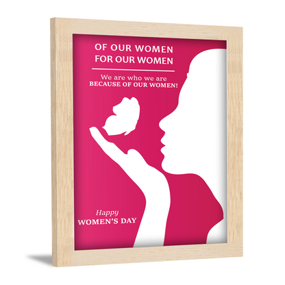 Honoring Women: Happy Women’s Day Photo Frame & Wall Art