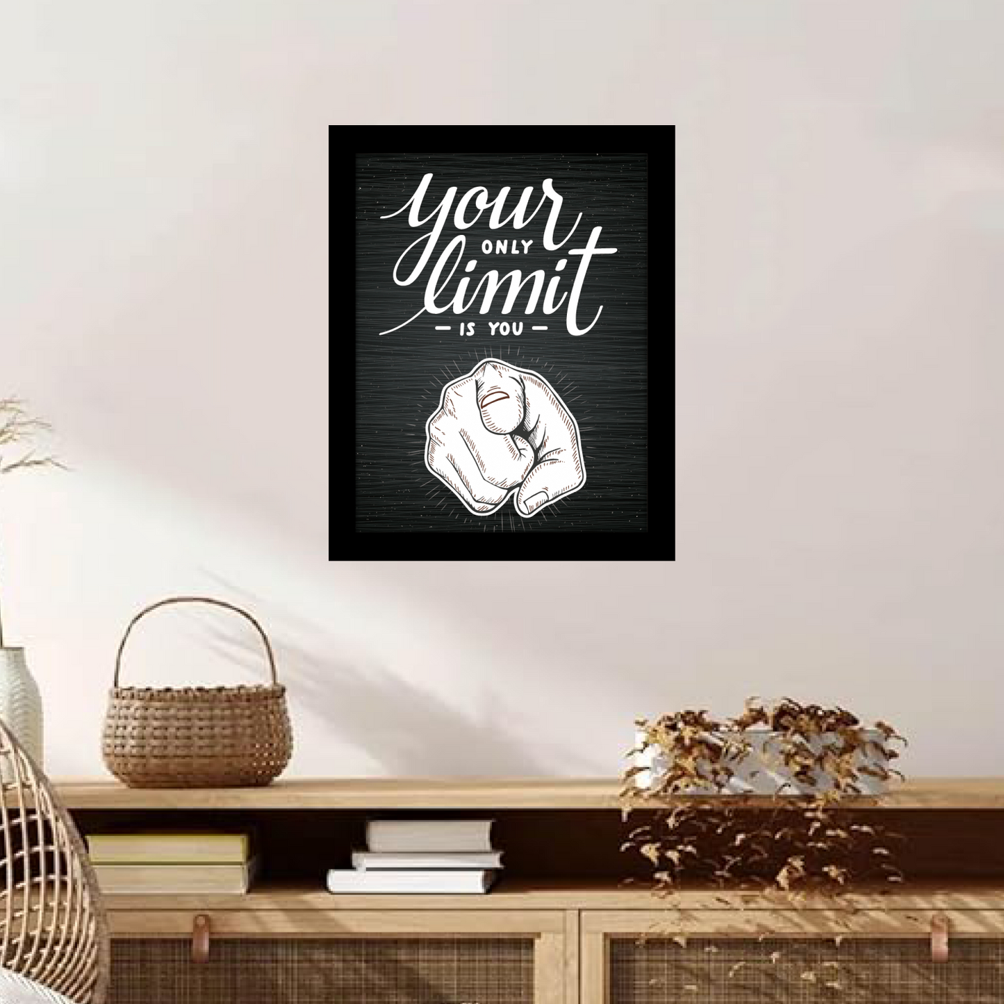 Your Only Limit is You: Motivational Photo Frame