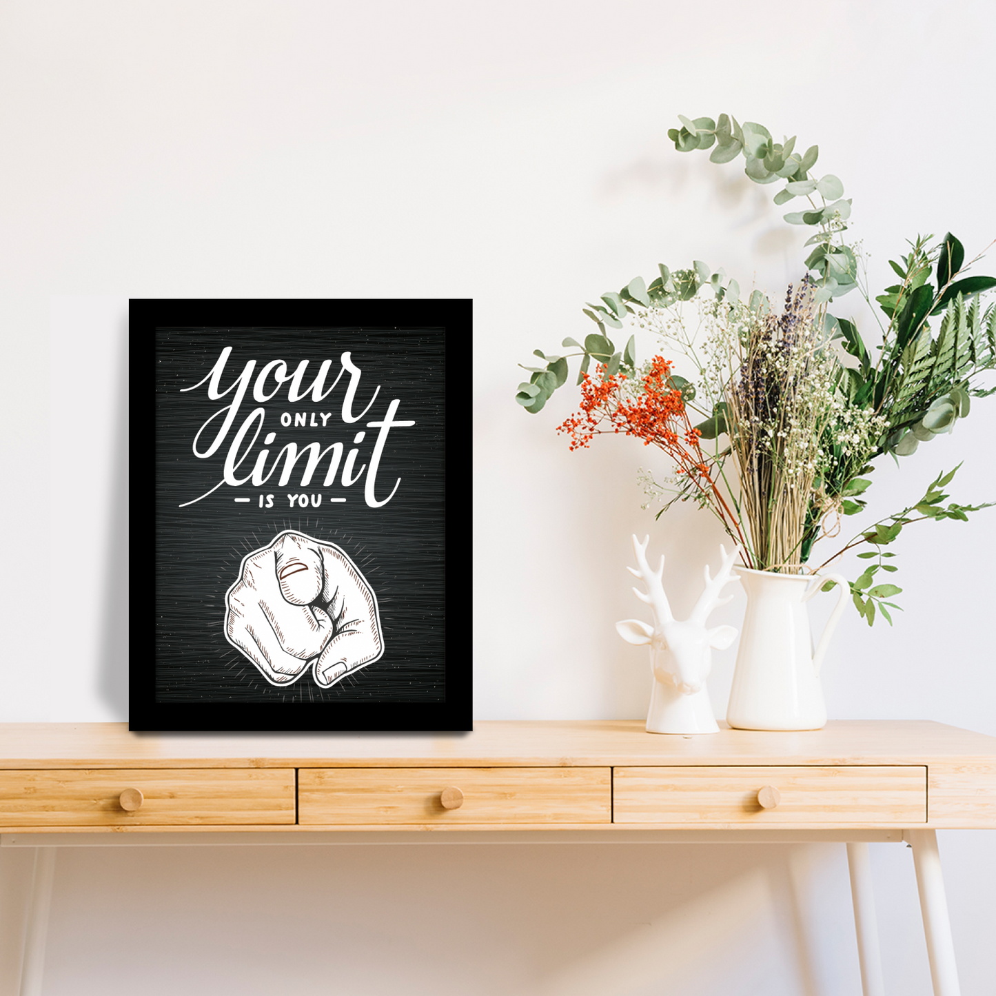 Your Only Limit is You: Motivational Photo Frame