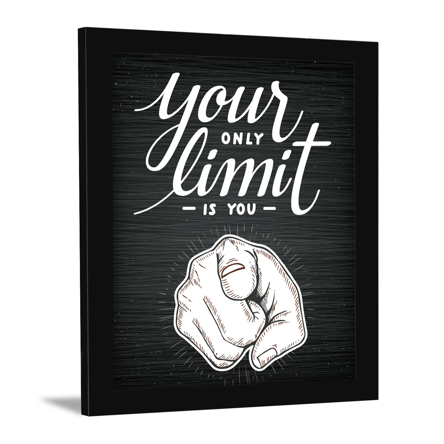 Your Only Limit is You: Motivational Photo Frame