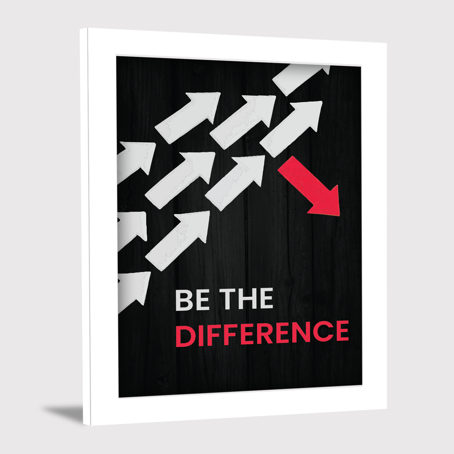 Be the Difference: Motivational Photo Frame & Inspirational Wall Art
