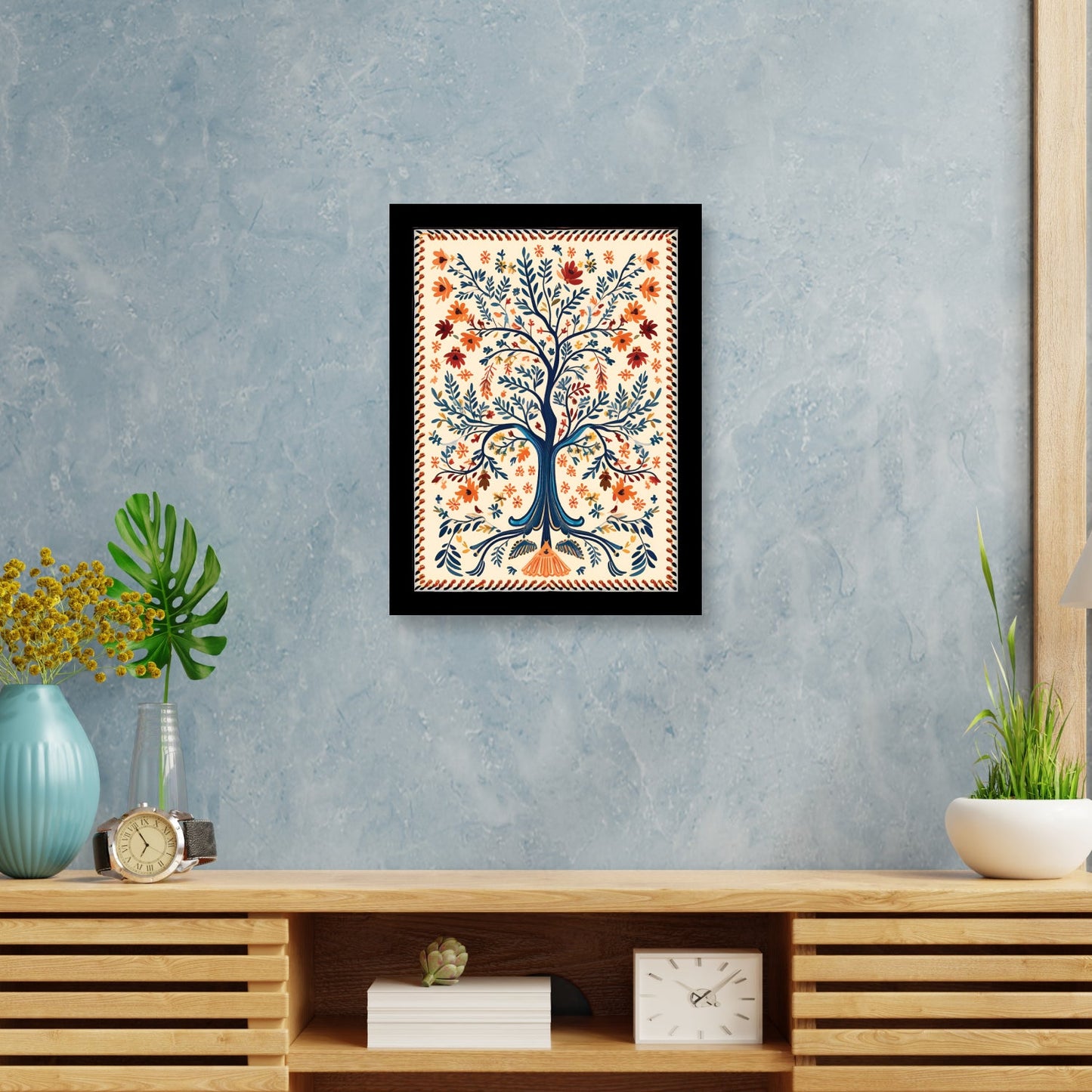 Tree of Life – Kalamkari Art Wall Painting Frame