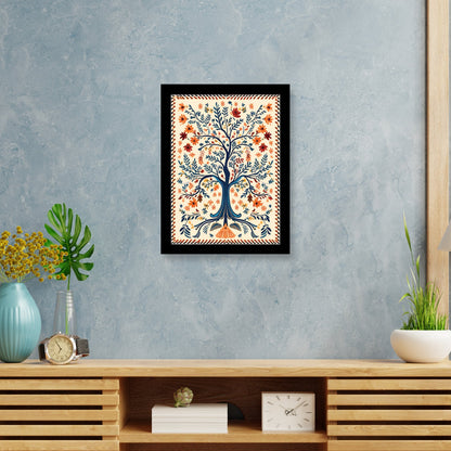 Tree of Life – Kalamkari Art Wall Painting Frame