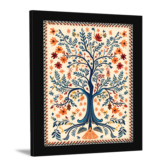 Tree of Life – Kalamkari Art Wall Painting Frame