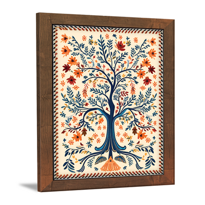 Tree of Life – Kalamkari Art Wall Painting Frame