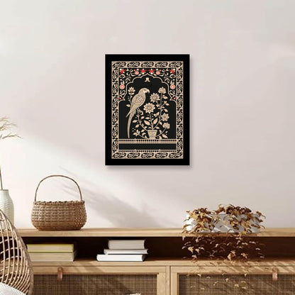 Seamless Mughal Art Motif – Decorative Wall Frame