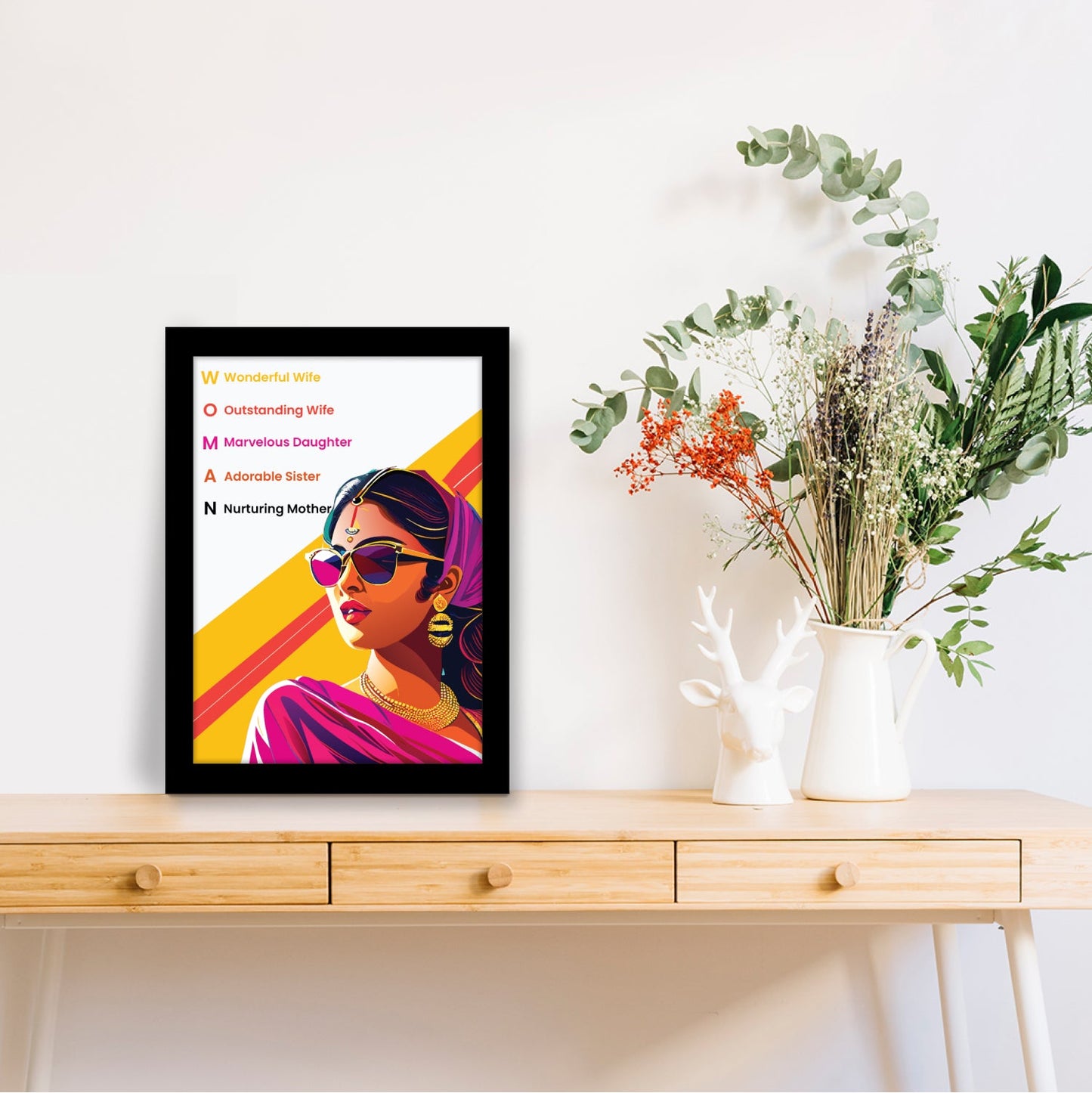 Amazing Woman in Your Life: Wife, Daughter, Sister, Mother - Women's Day Tribute Photo Frame