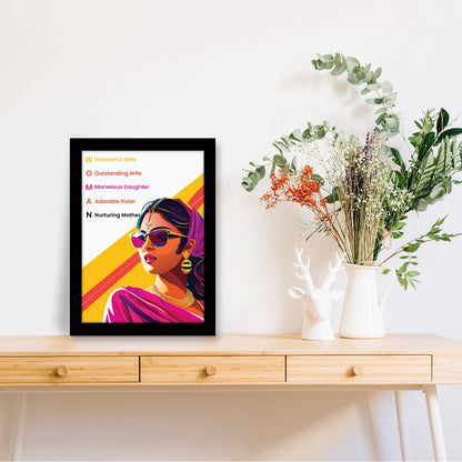 Amazing Woman in Your Life: Wife, Daughter, Sister, Mother - Women's Day Tribute Photo Frame