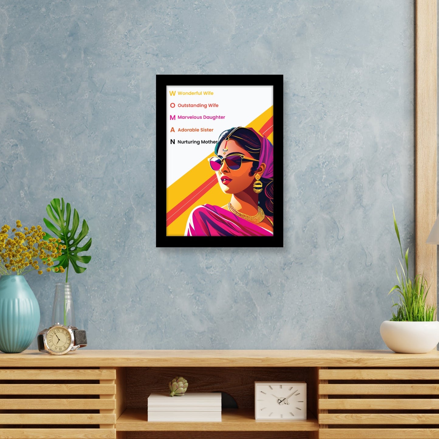 Amazing Woman in Your Life: Wife, Daughter, Sister, Mother - Women's Day Tribute Photo Frame