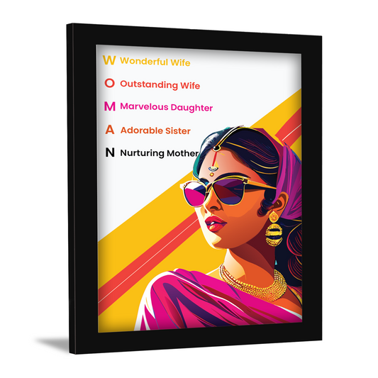Amazing Woman in Your Life: Wife, Daughter, Sister, Mother - Women's Day Tribute Photo Frame