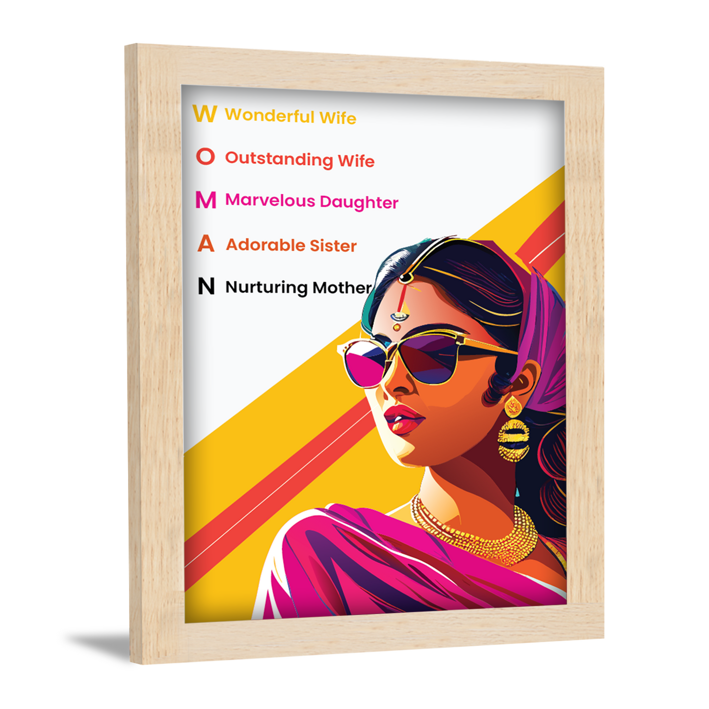 Amazing Woman in Your Life: Wife, Daughter, Sister, Mother - Women's Day Tribute Photo Frame