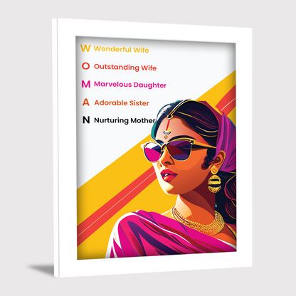 Amazing Woman in Your Life: Wife, Daughter, Sister, Mother - Women's Day Tribute Photo Frame