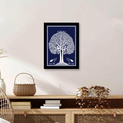 Tree of Life with Peacock – Kalamkari Art & Wall Decor