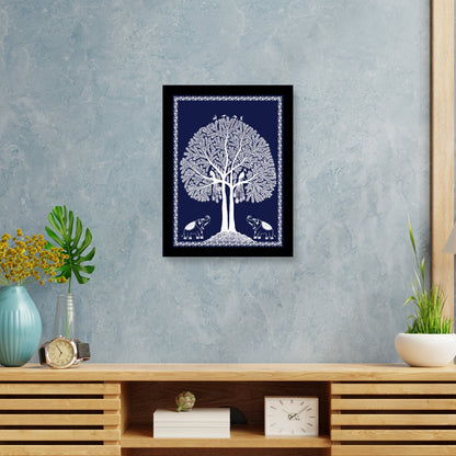 Tree of Life with Peacock – Kalamkari Art & Wall Decor