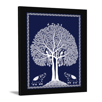 Tree of Life with Peacock – Kalamkari Art & Wall Decor