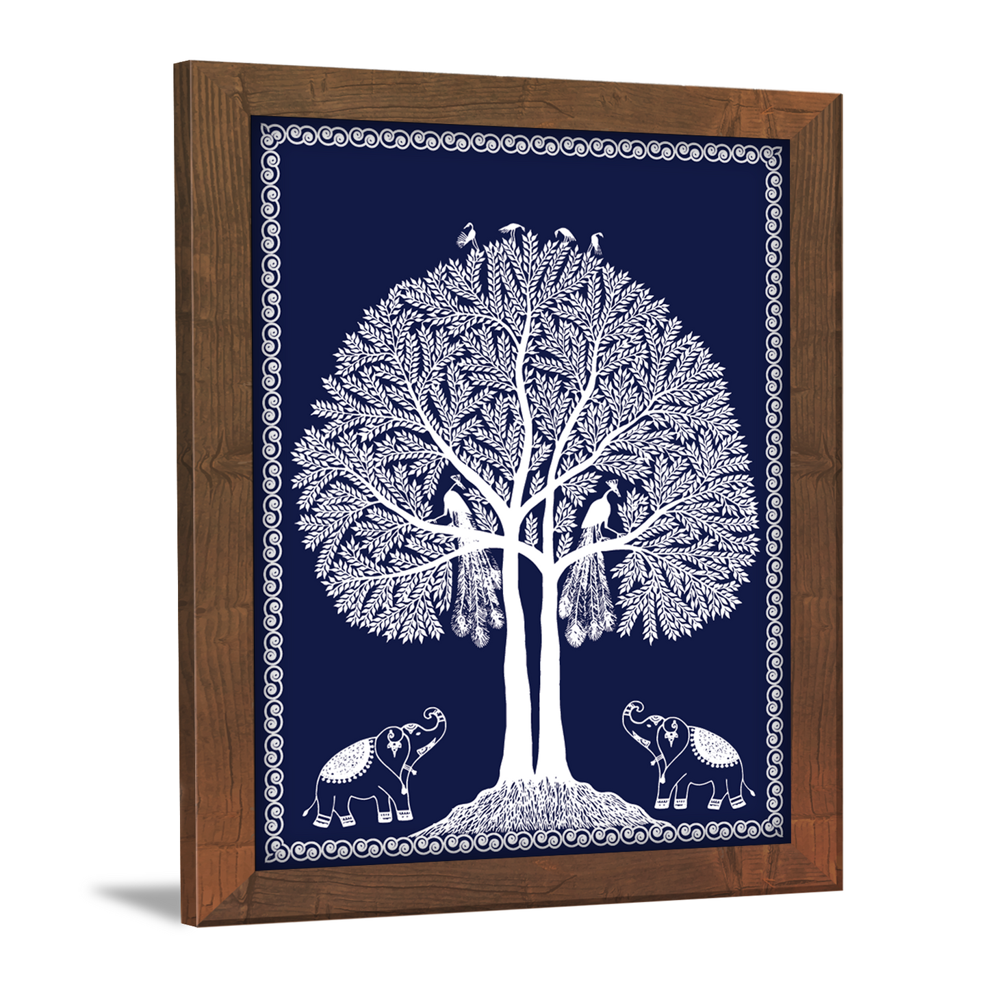 Tree of Life with Peacock – Kalamkari Art & Wall Decor