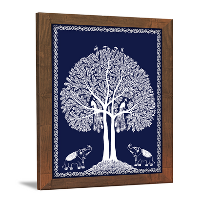 Tree of Life with Peacock – Kalamkari Art & Wall Decor