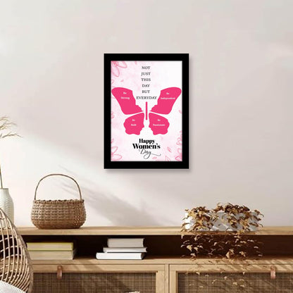Inspire Strength & Passion: Women's Day Photo Frame