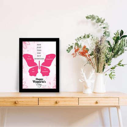 Inspire Strength & Passion: Women's Day Photo Frame