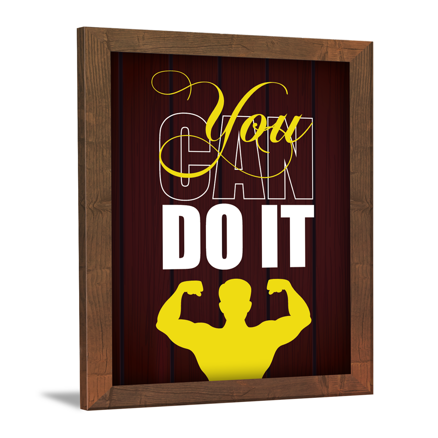 You Can Do It Motivational Fitness Frame