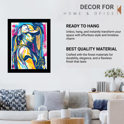 Tennis Player Wall Art & Digital Print Frame