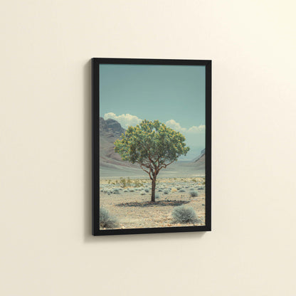 Side View of Timeless Growth – Tree of Life in Photo Frame in Black Color Frame