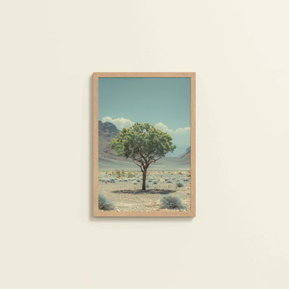 Wall View of Timeless Growth – Tree of Life in Photo Frame in Natrual Color Frame